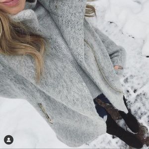 H&M Gray Wool Coat